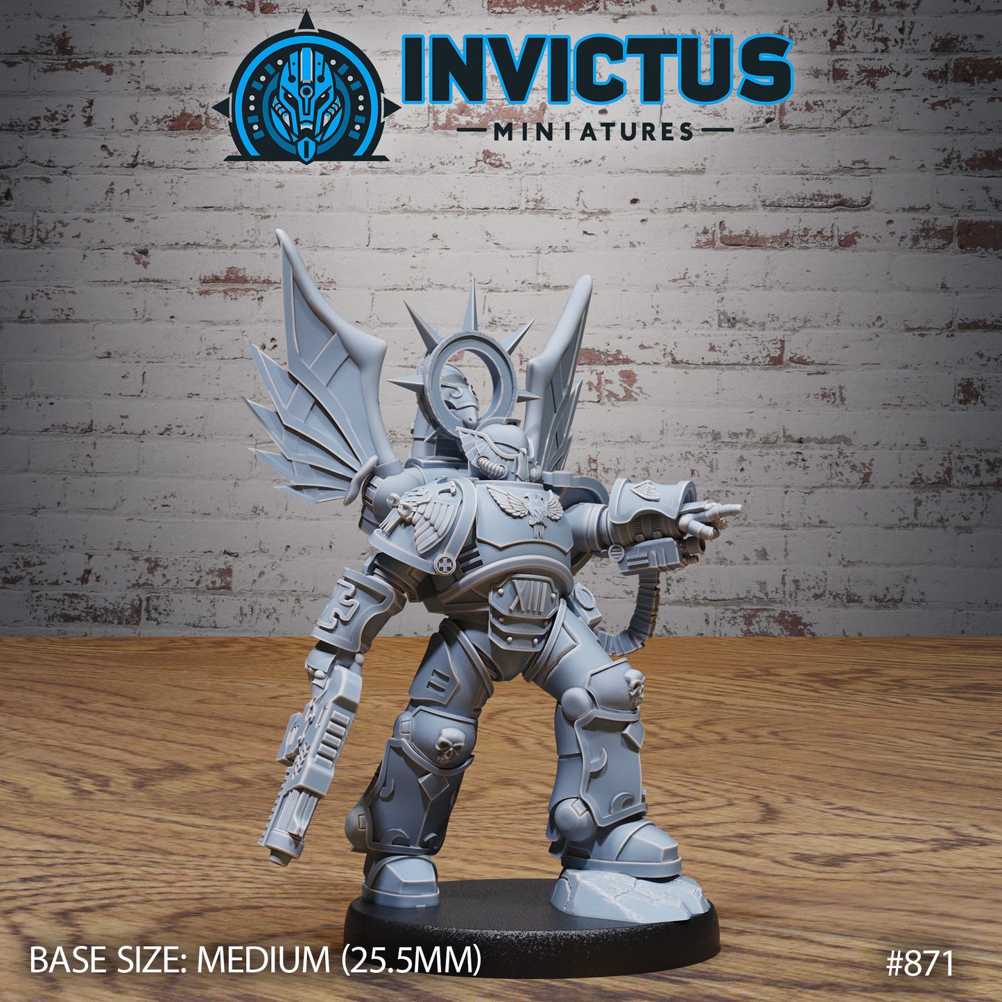 Veteran Inquisitor, Helmets (3 Variants Available) - Invictus Miniatures