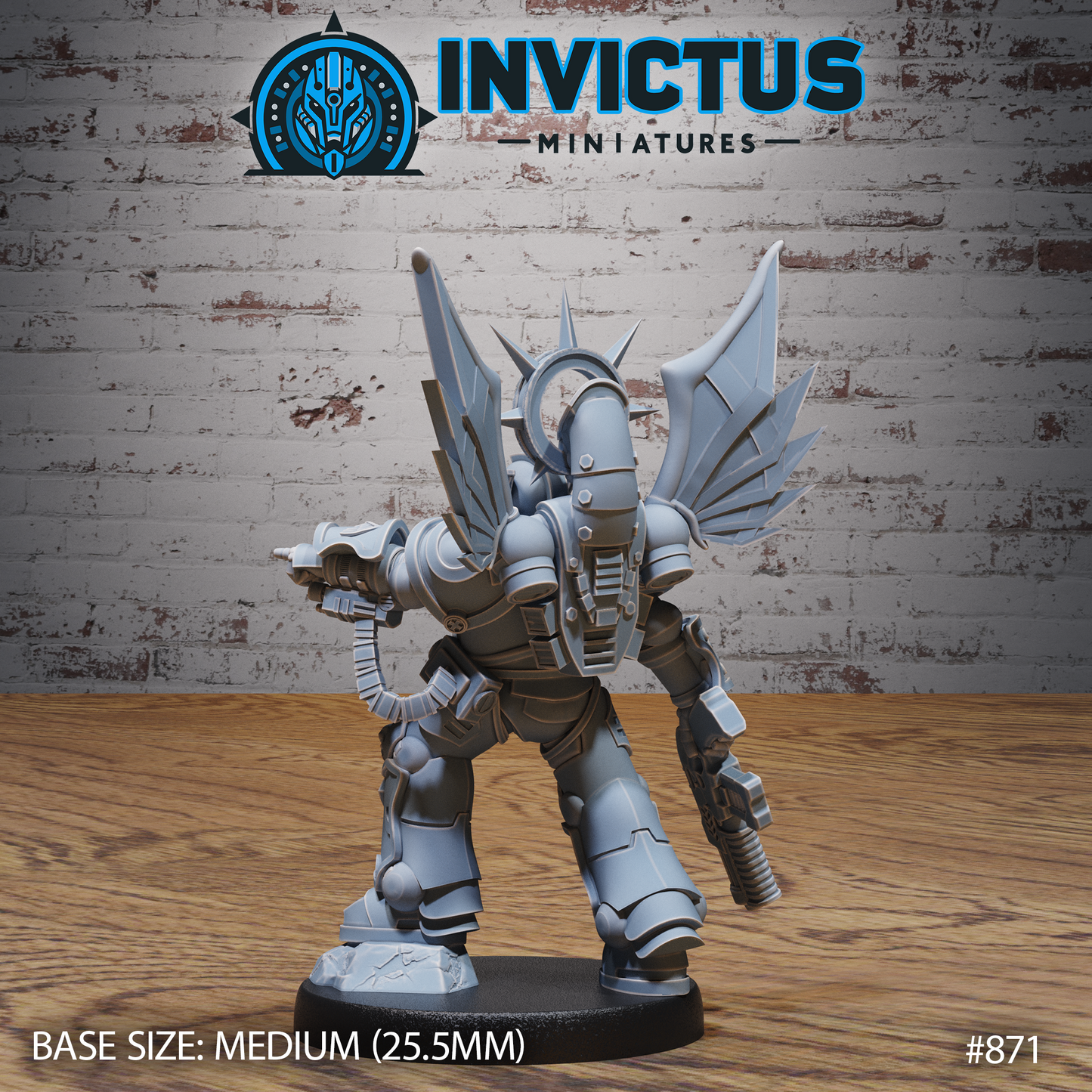 Veteran Inquisitor, Helmets (3 Variants Available) - Invictus Miniatures