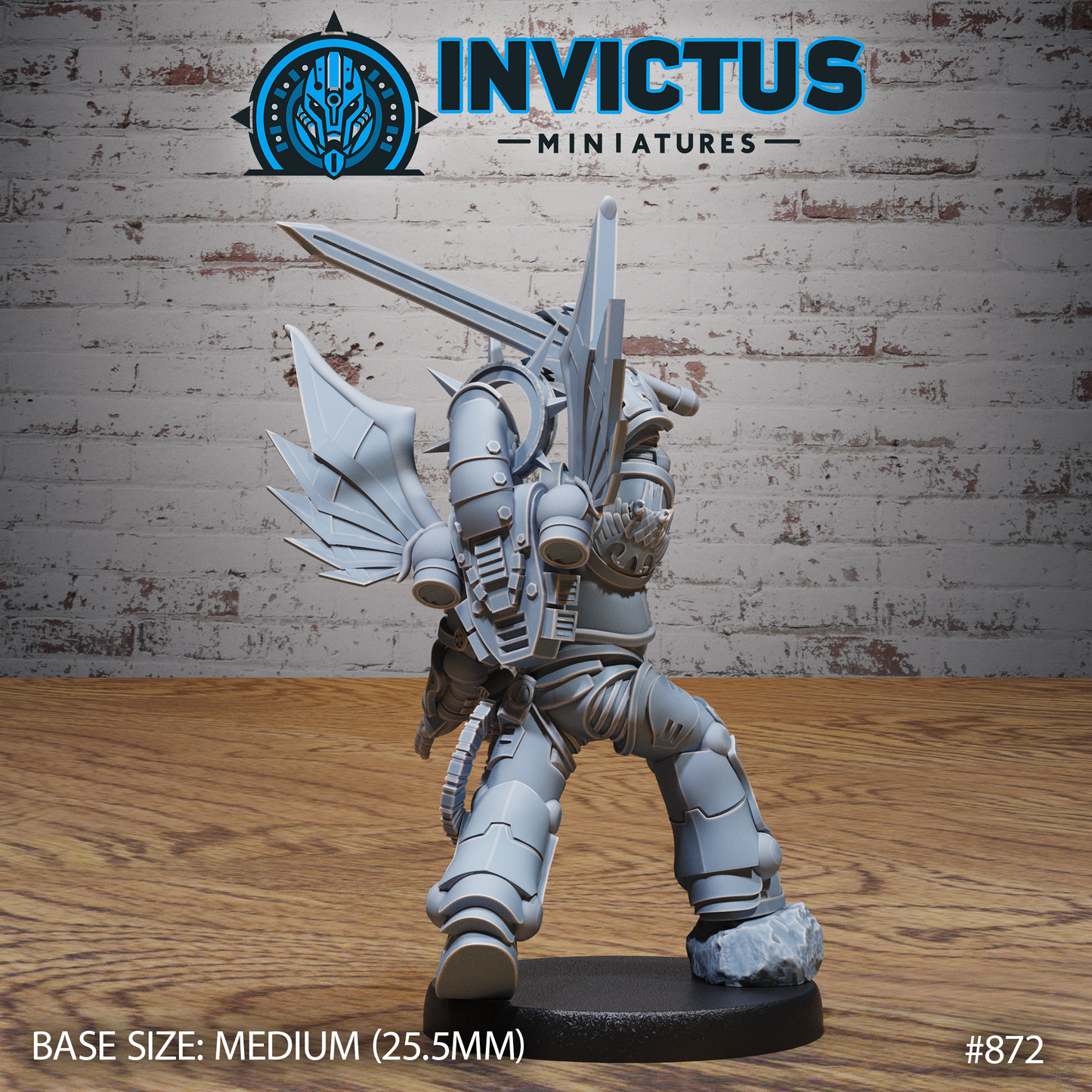 Veteran Inquisitor, Helmets (3 Variants Available) - Invictus Miniatures
