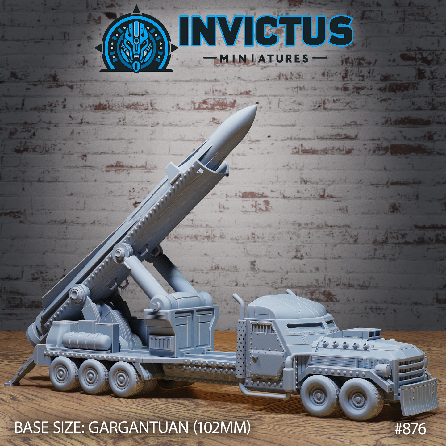 Missile Truck (3 Variants Available) - Invictus Miniatures