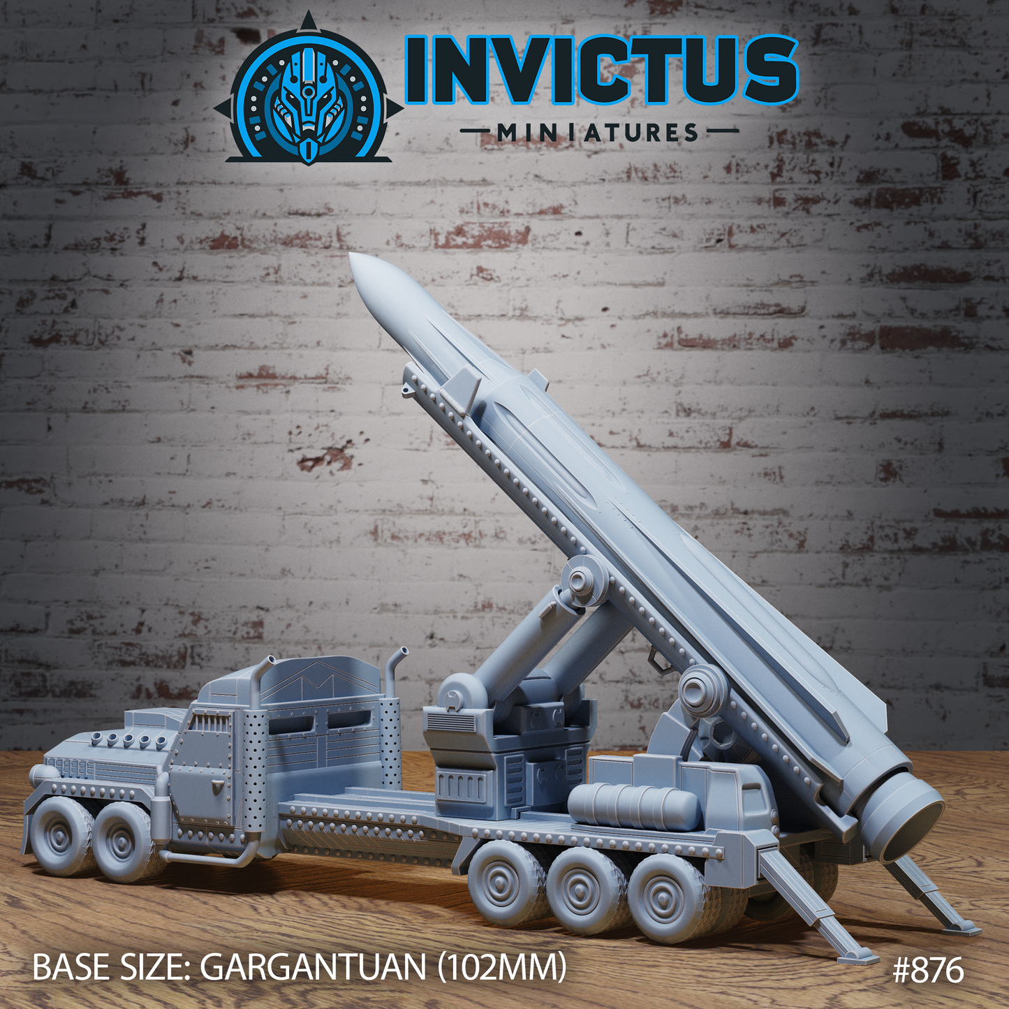 Missile Truck (3 Variants Available) - Invictus Miniatures
