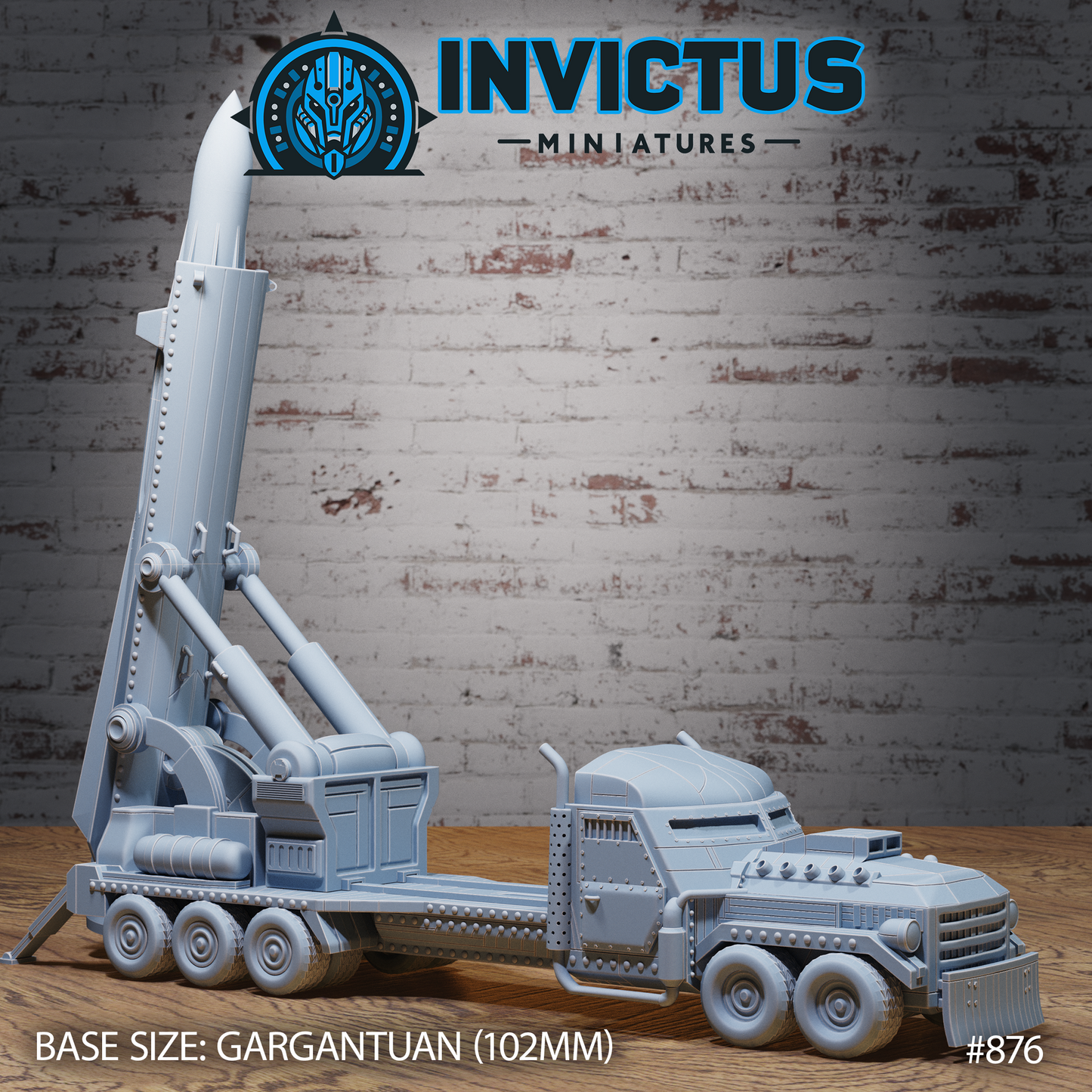 Missile Truck (3 Variants Available) - Invictus Miniatures