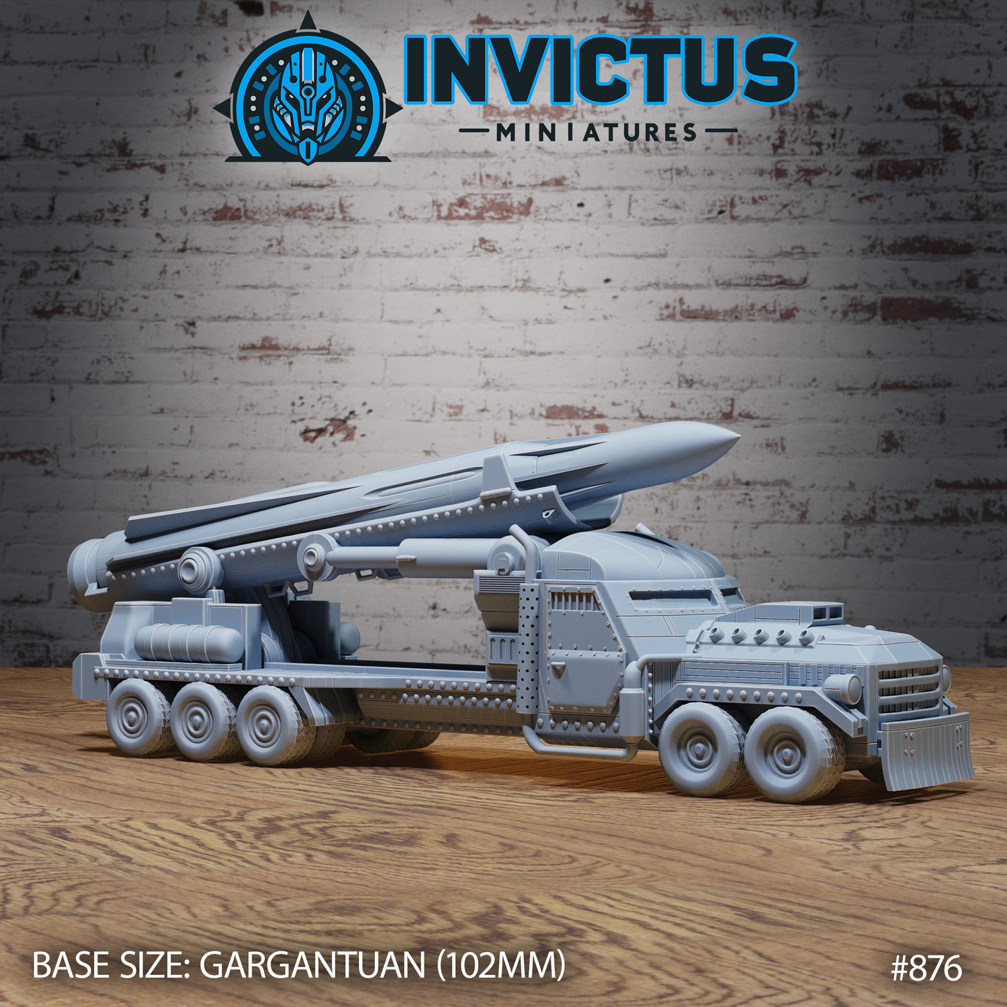 Missile Truck (3 Variants Available) - Invictus Miniatures