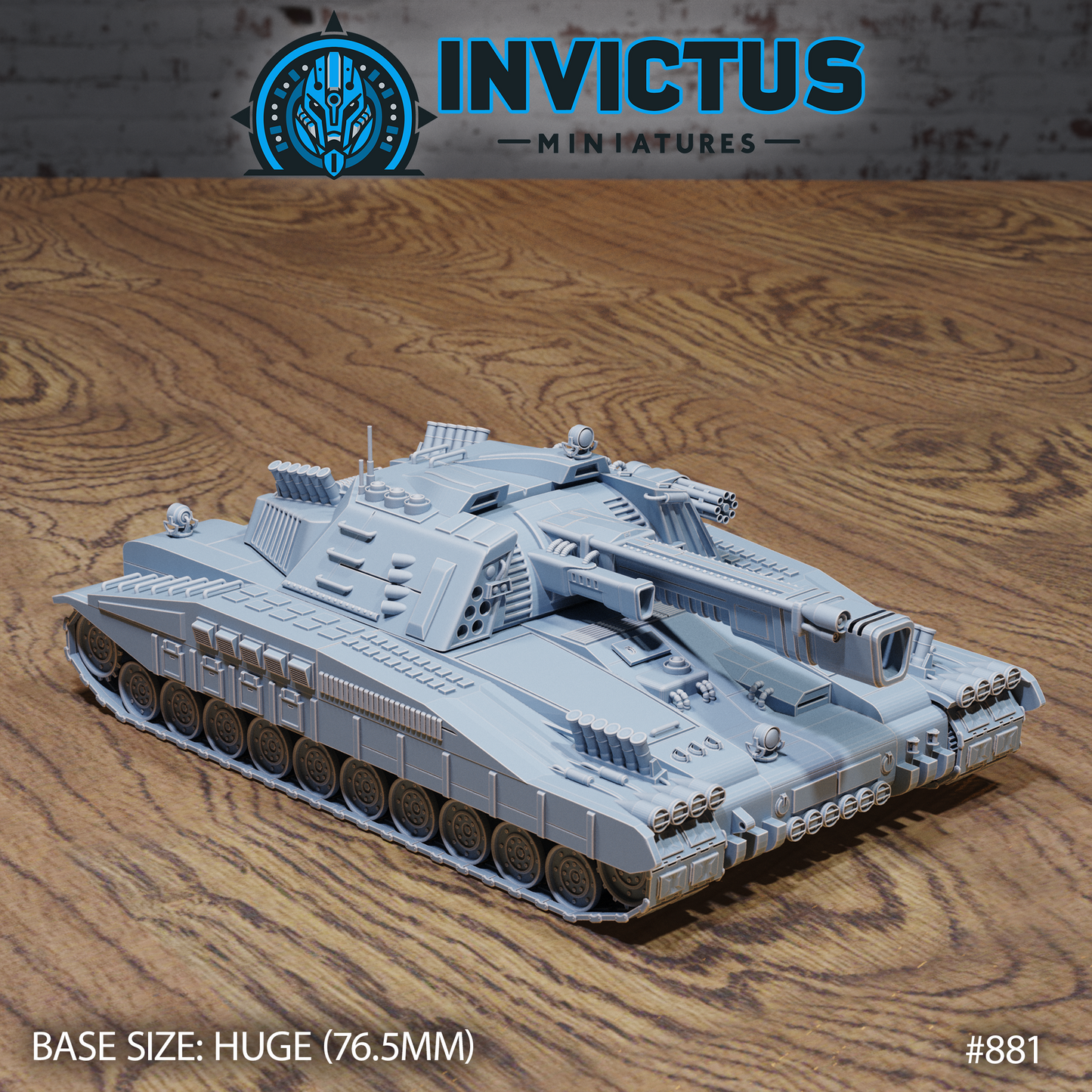 Railgun Tank - Invictus Miniatures