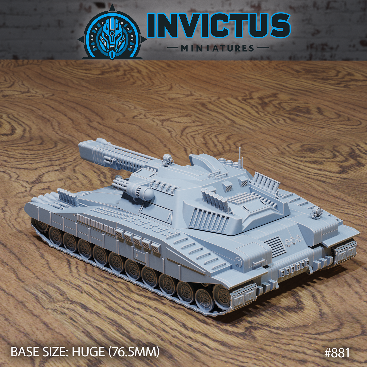 Railgun Tank - Invictus Miniatures