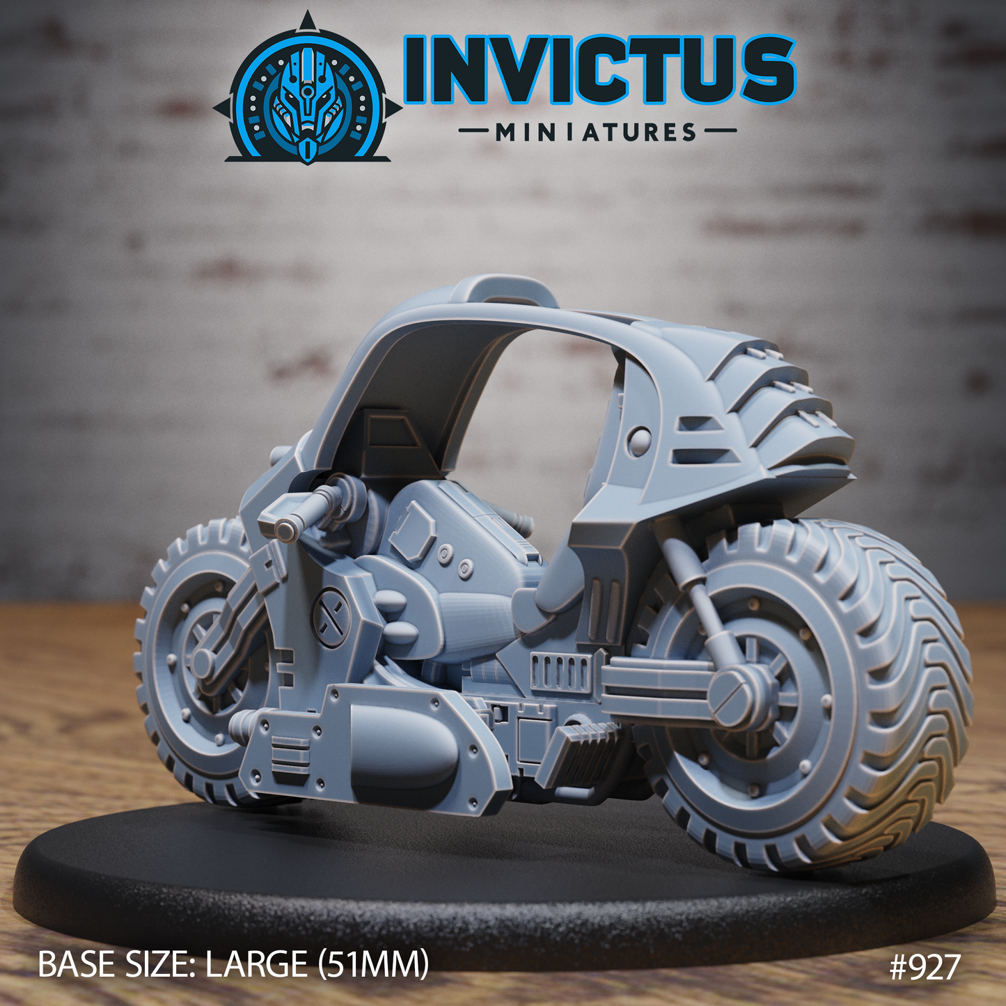 All-Terrain Monocycle (4 Variants Available) - Invictus Miniatures