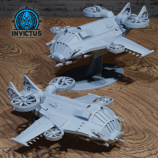 Assault Gunship (2 Variants Available) - Invictus Miniatures