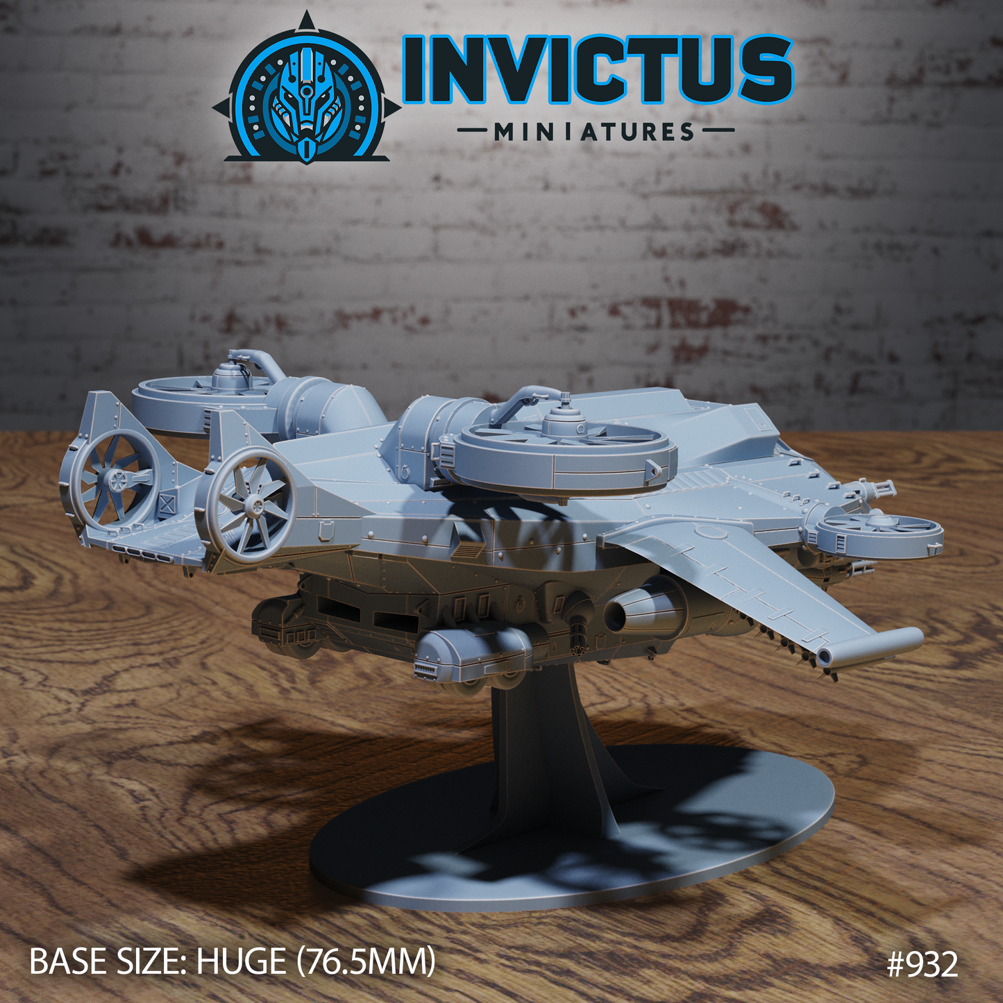 Assault Gunship (2 Variants Available) - Invictus Miniatures