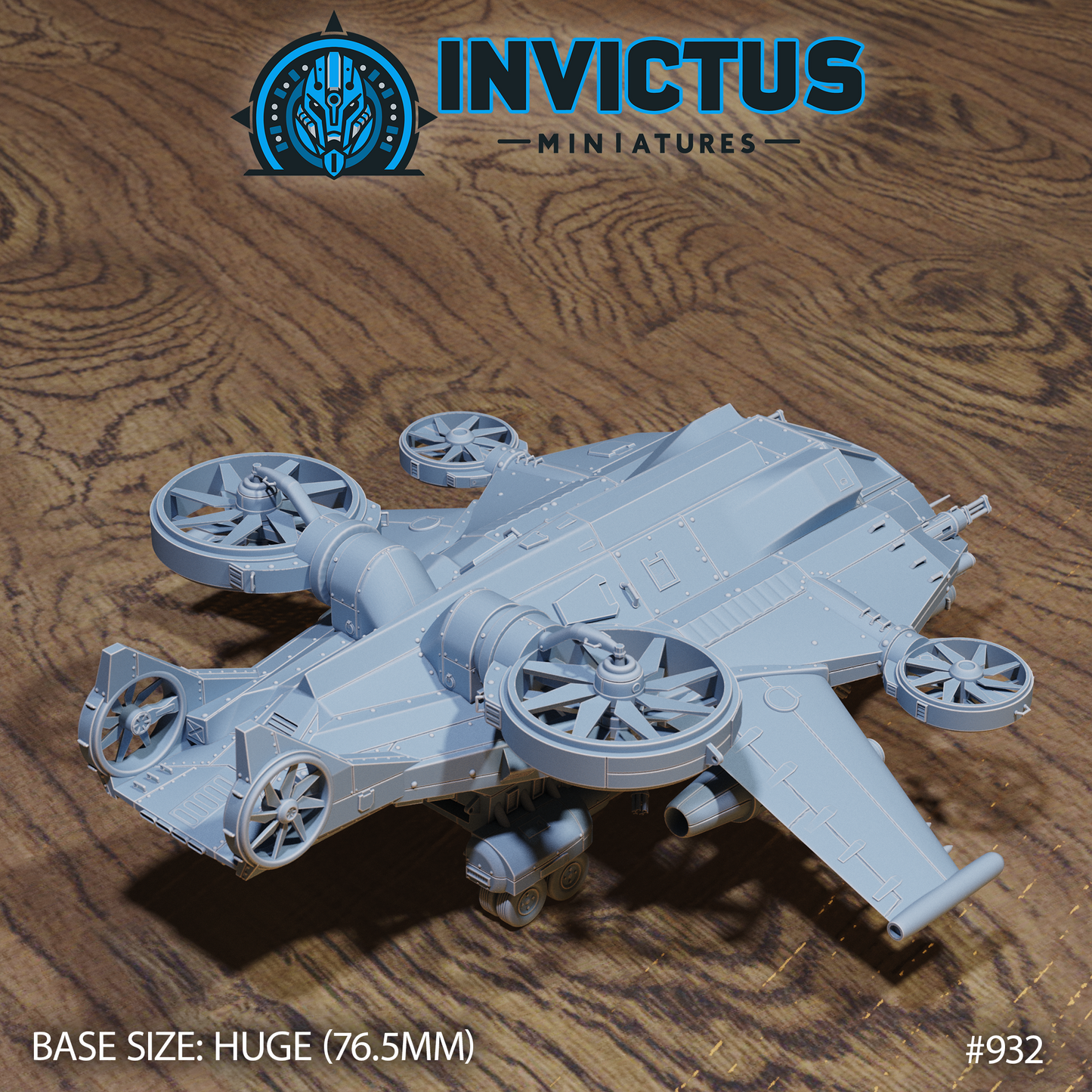 Assault Gunship (2 Variants Available) - Invictus Miniatures
