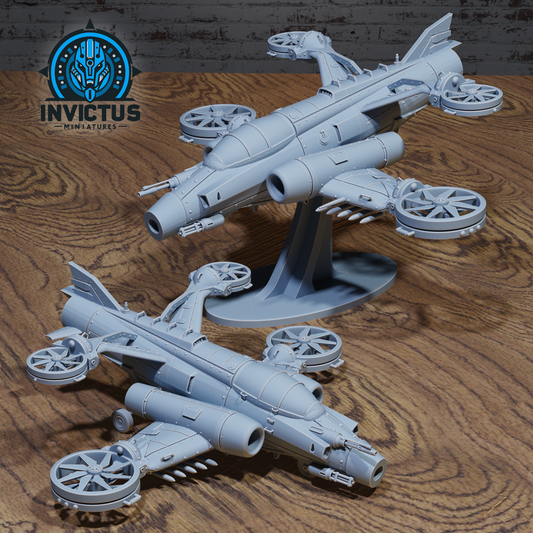 Precision Strike Jet (2 Variants Available) - Invictus Miniatures