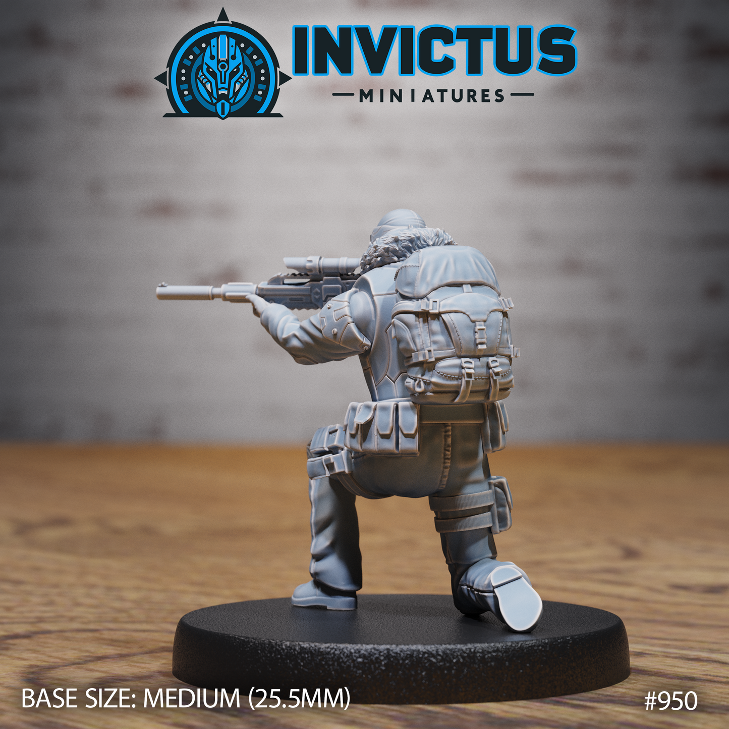 Crimson Squad Travellers (3 Variants Available) - Invictus Miniatures