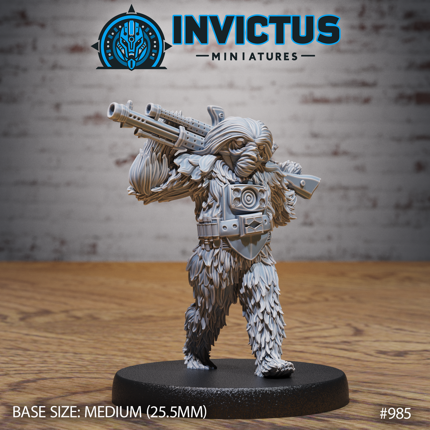 Furry Agent (3 Variants Available) - Invictus Miniatures