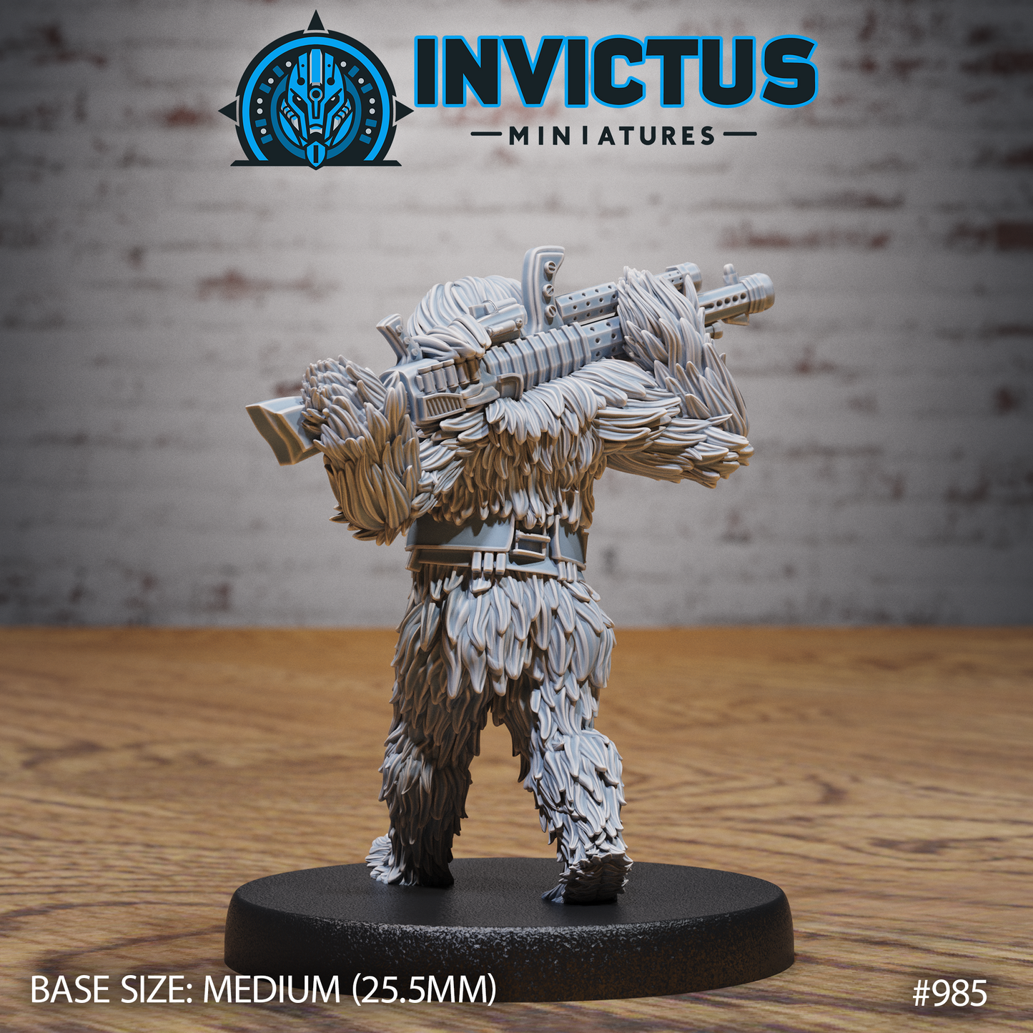 Furry Agent (3 Variants Available) - Invictus Miniatures