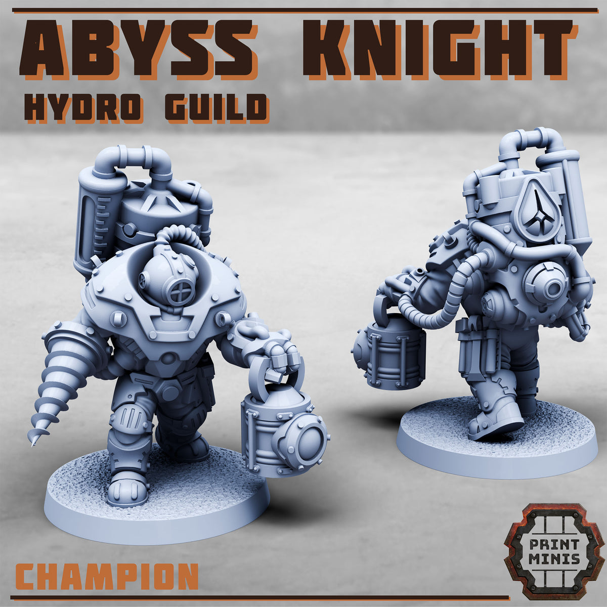 Hydro Guild Heroes (2 Variants Available) - Print Minis