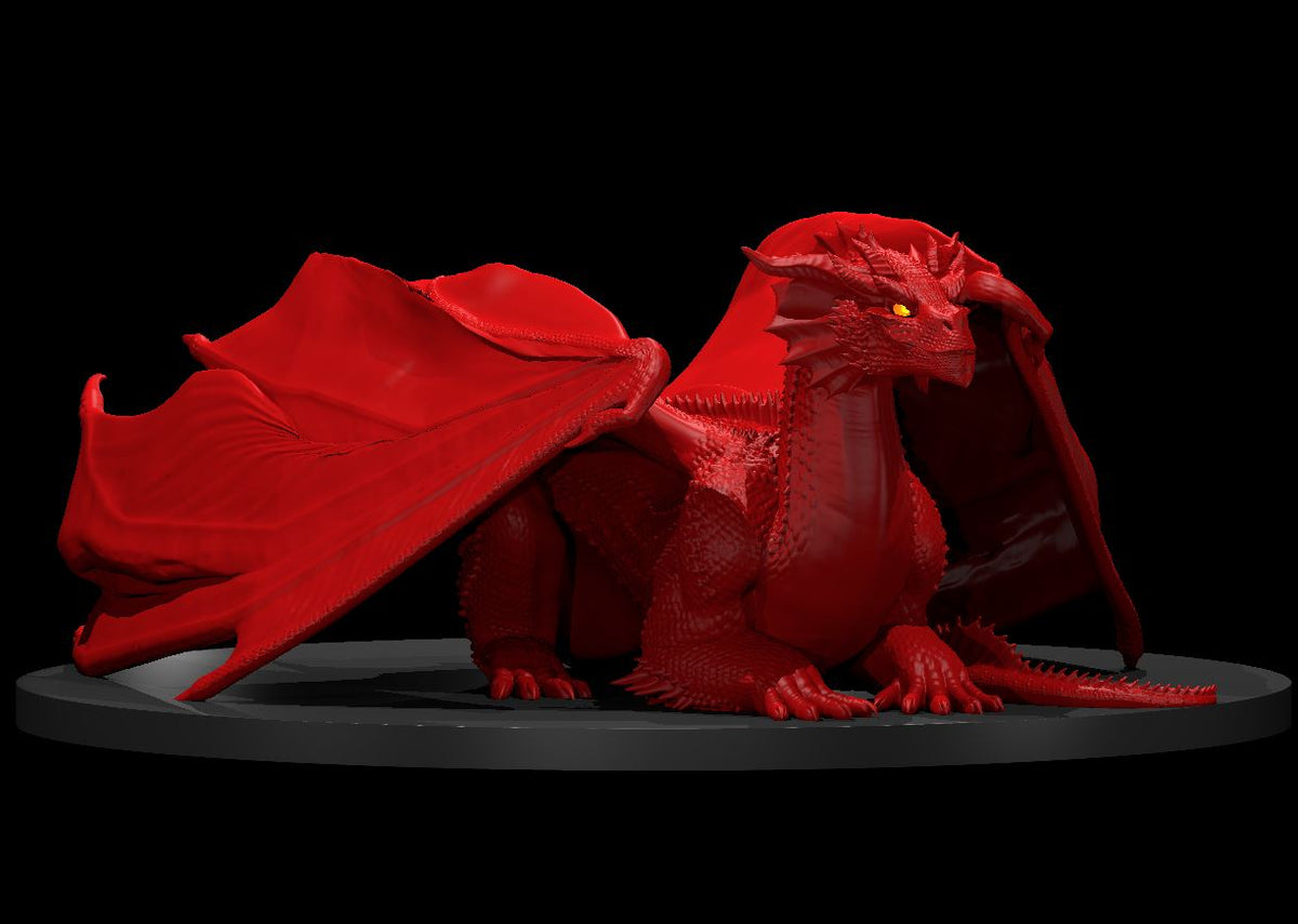 Red Dragons, Relaxing (2 Variants Available) - MZ4250