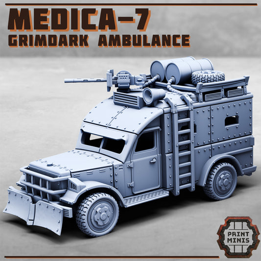 Medica-7, Grimdark Ambulance - Print Minis