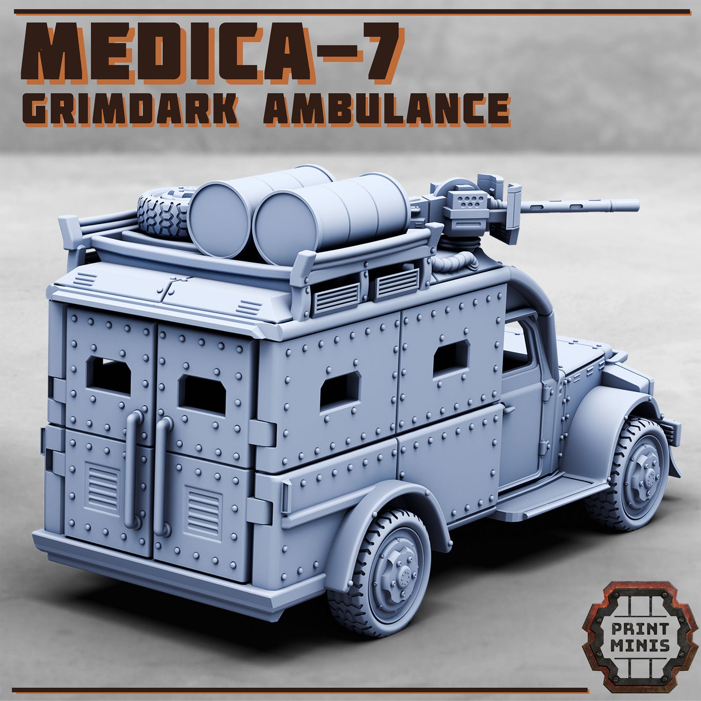 Medica-7, Grimdark Ambulance - Print Minis