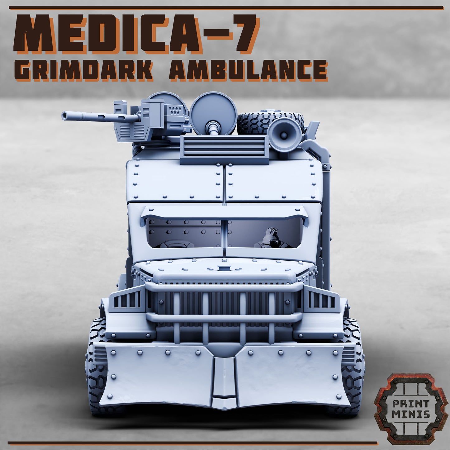 Medica-7, Grimdark Ambulance - Print Minis