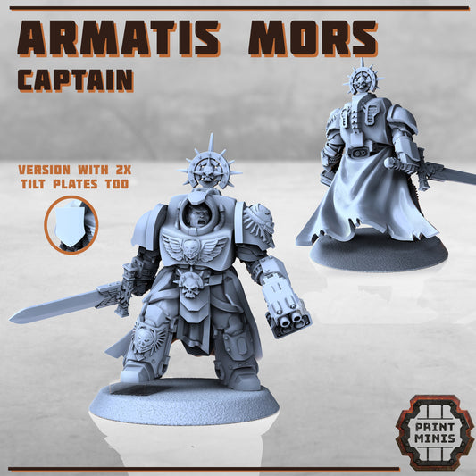 Armatis Mors Captain (2 Variants Available) - Print Minis