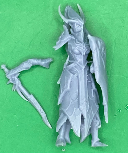 Cultists of the Web - Melee, Dark Elf Sword Squad 1 (4 Variants Available) - Clay Beast Creations