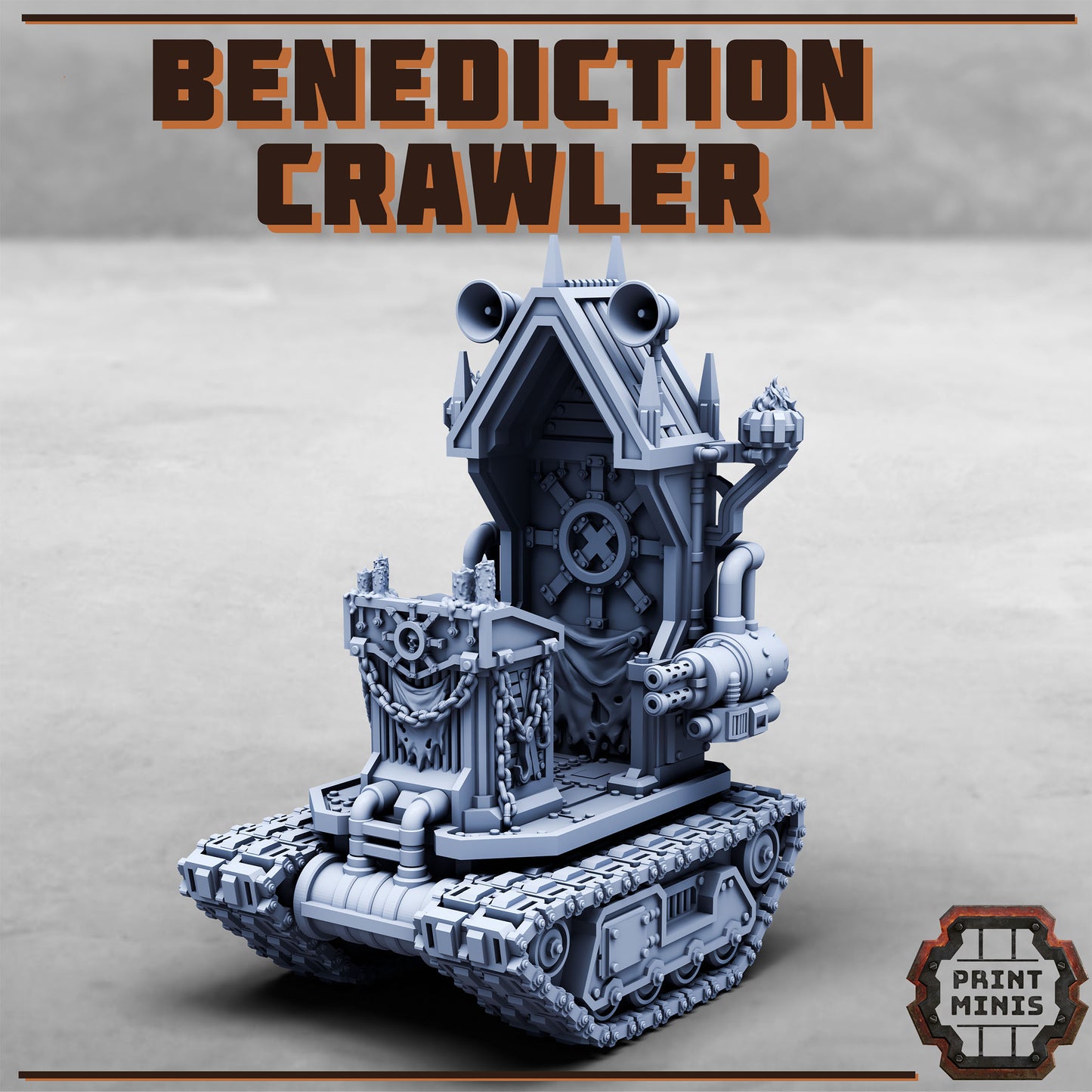 Benediction Crawler with Bone Messiah - Print Minis