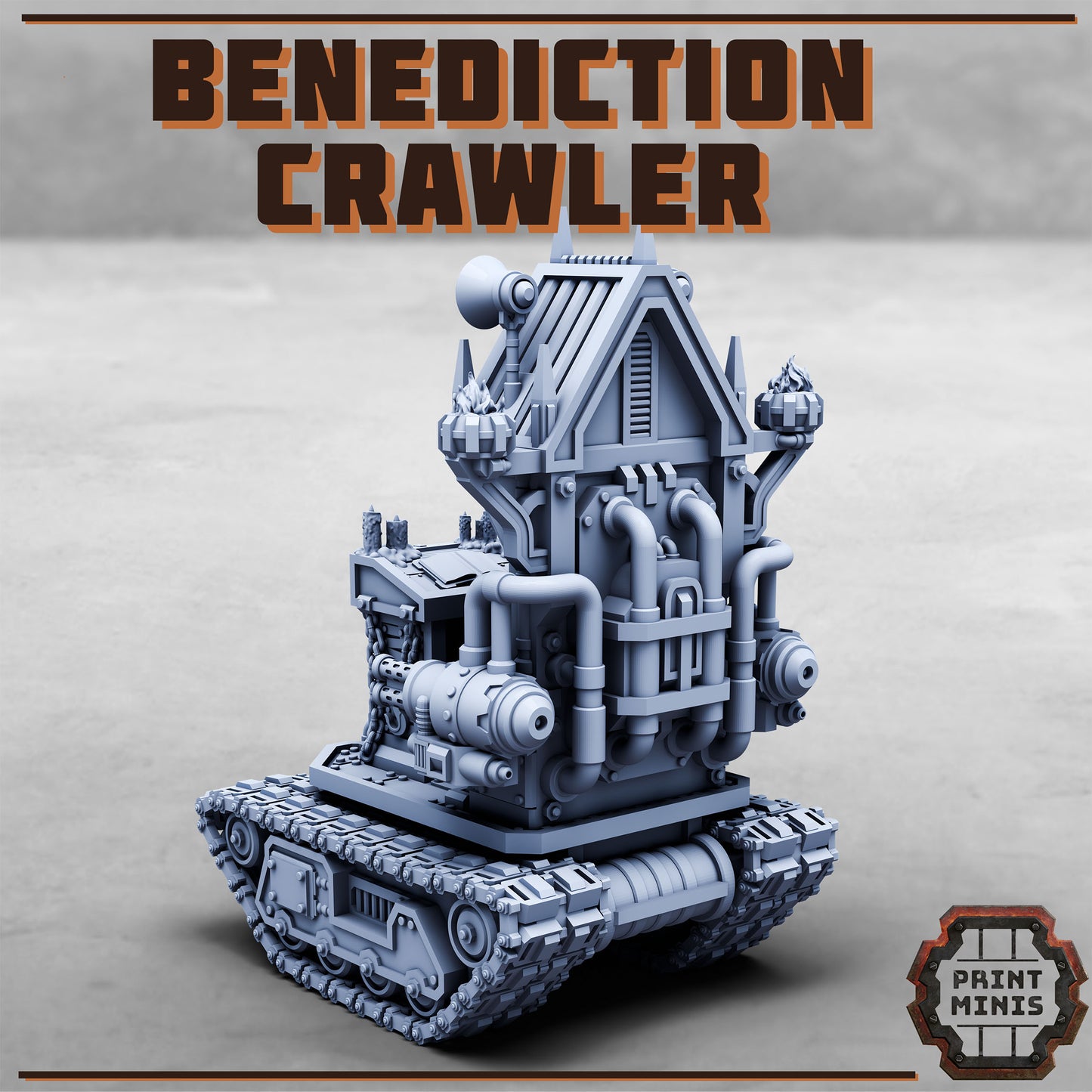 Benediction Crawler with Bone Messiah - Print Minis