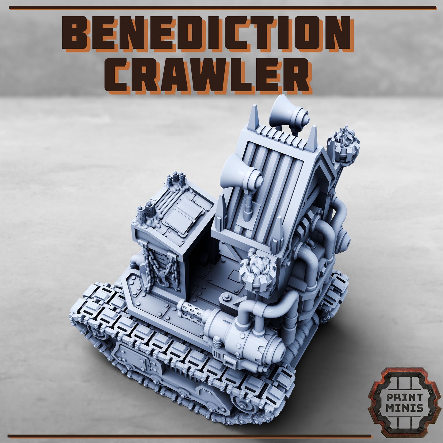 Benediction Crawler with Bone Messiah - Print Minis