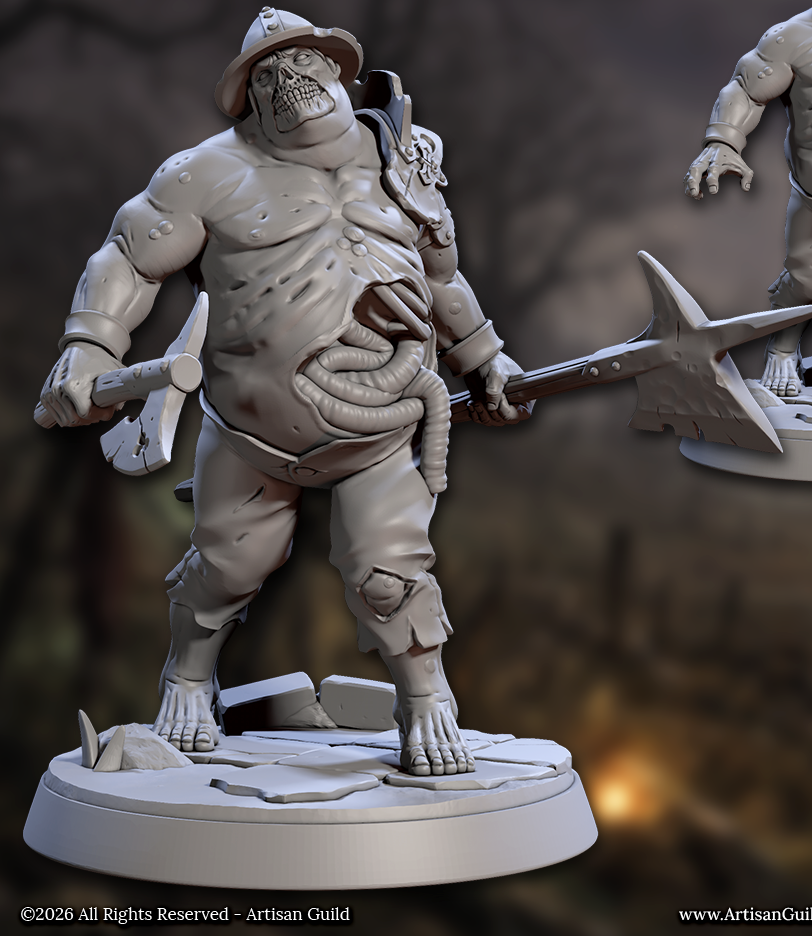 Bloated Zombies - Armed (4 Variants Available) - Artisan Guild