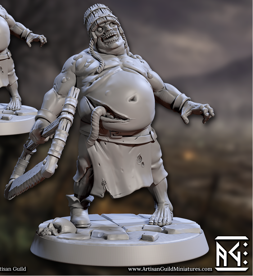 Bloated Zombies - Armed (4 Variants Available) - Artisan Guild