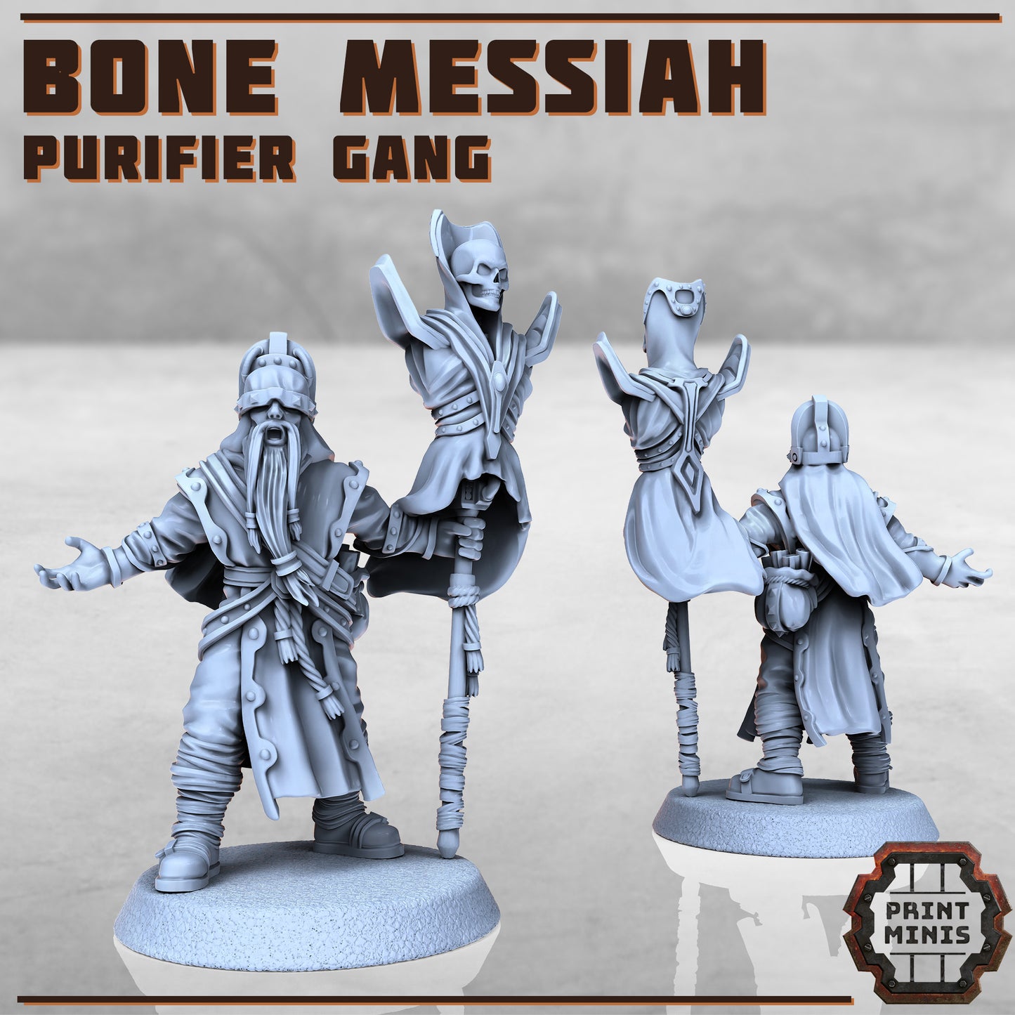 Benediction Crawler with Bone Messiah - Print Minis