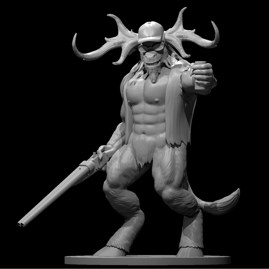 Bro-phomet, Demon Lord with Rifle and Beer - MZ4250
