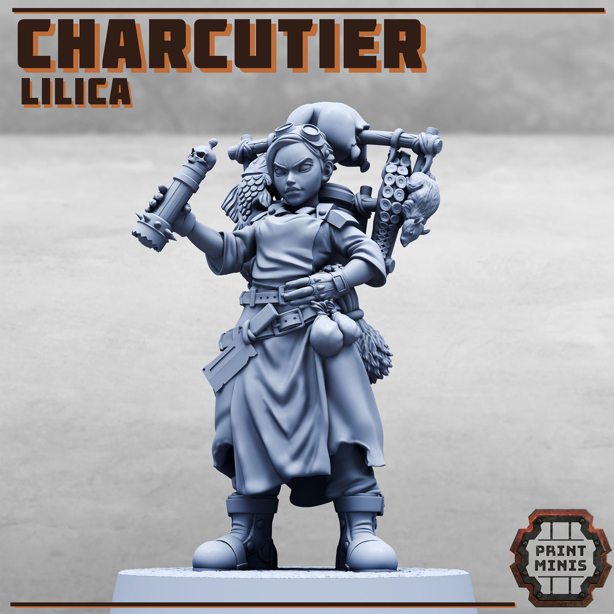 Lilica, Charcutier (Sci Fi Cook) - Print Minis