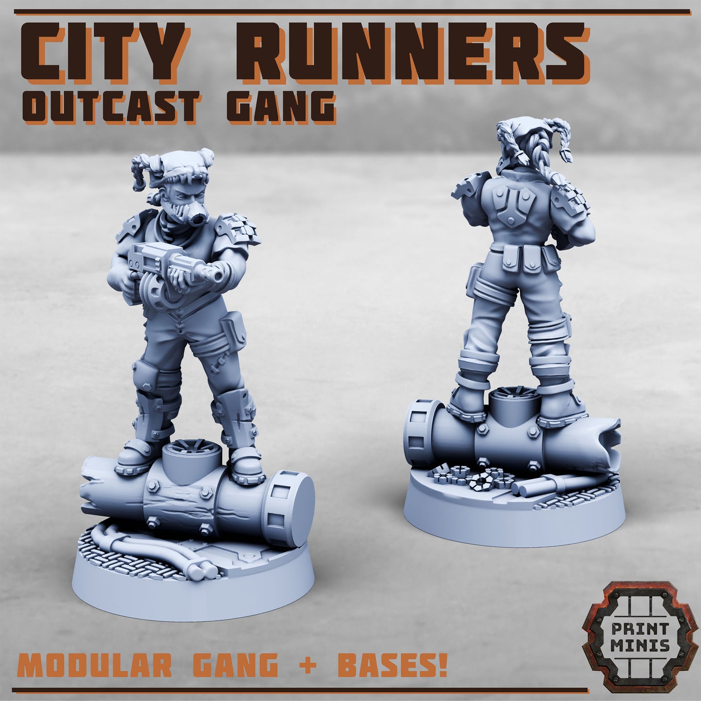 City Runners, Outcast Gang (10 Variants Available) - Print Minis