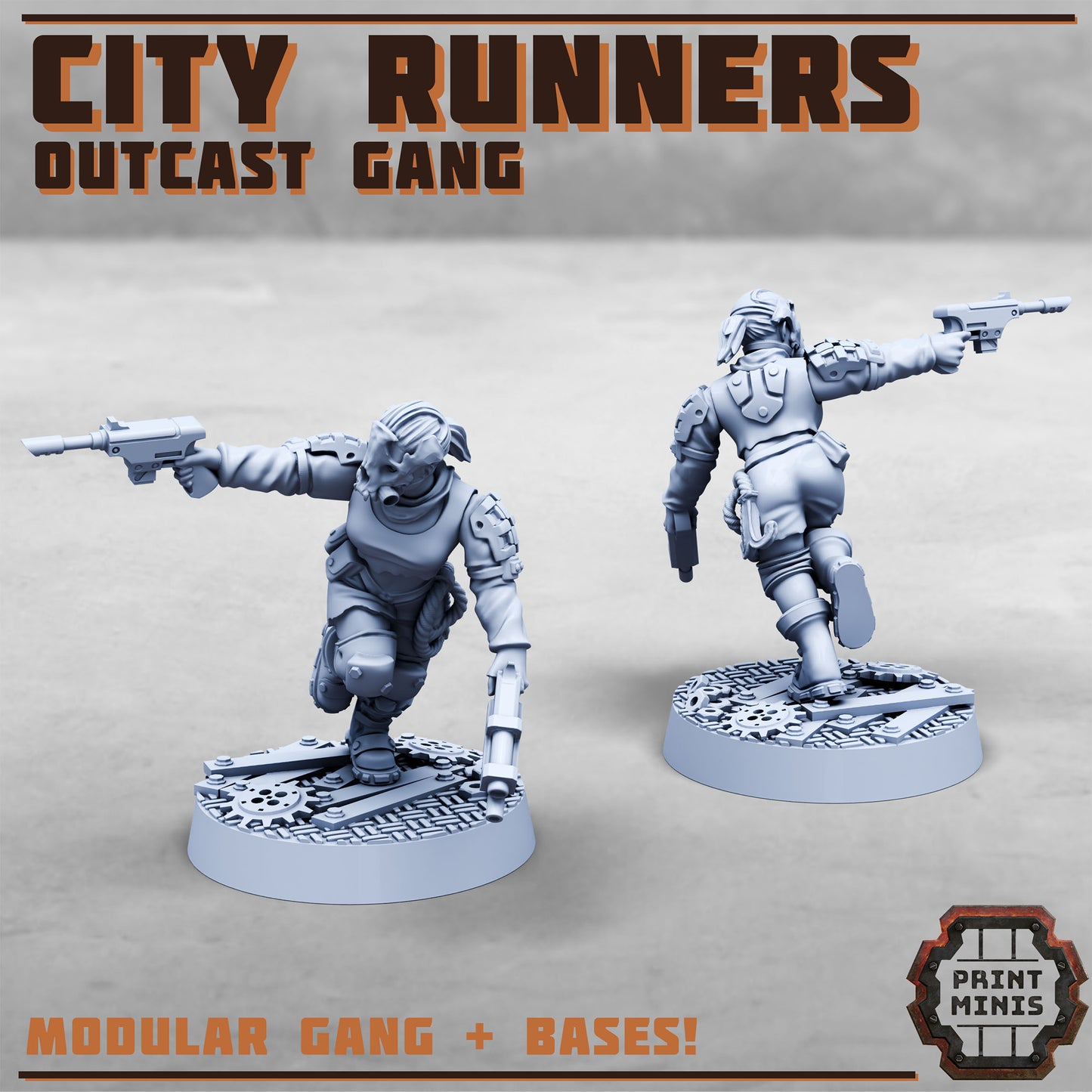 City Runners, Outcast Gang (10 Variants Available) - Print Minis
