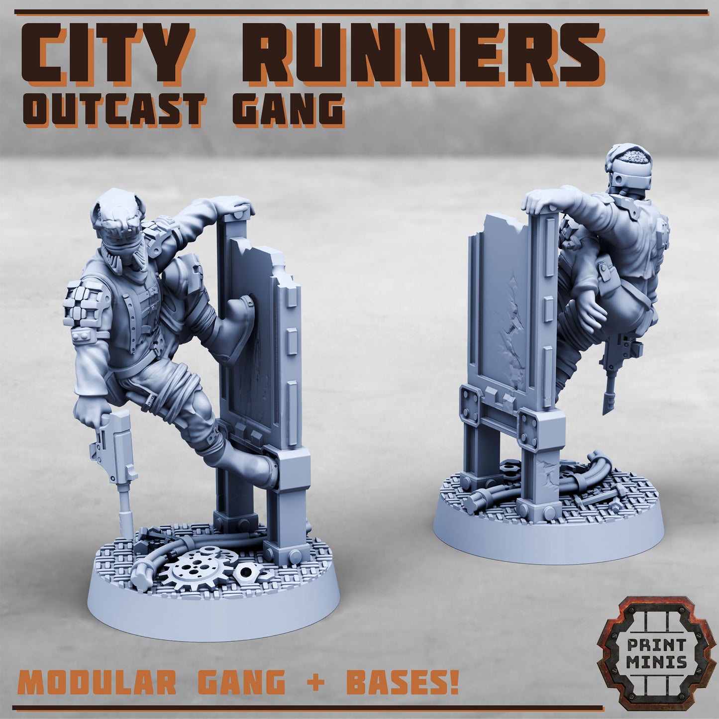 City Runners, Outcast Gang (10 Variants Available) - Print Minis