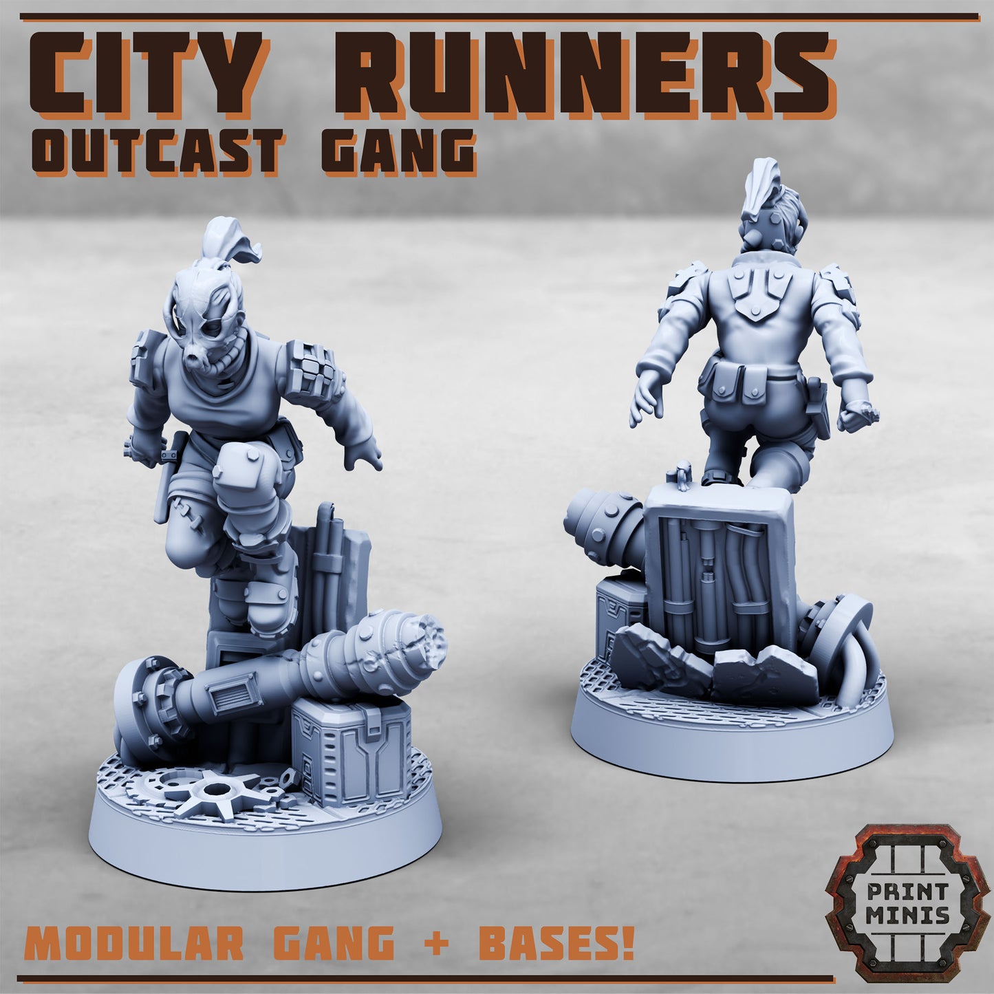 City Runners, Outcast Gang (10 Variants Available) - Print Minis