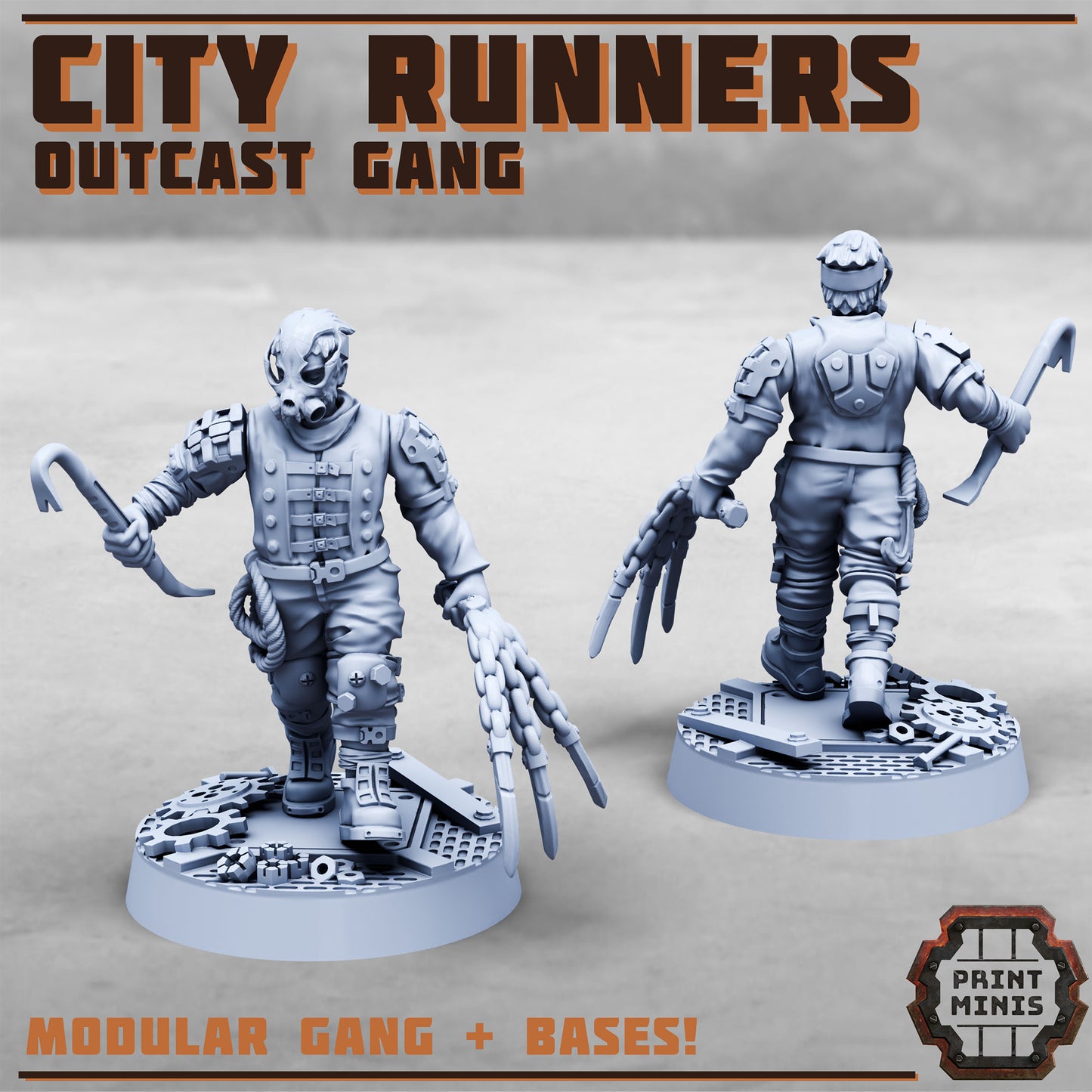 City Runners, Outcast Gang (10 Variants Available) - Print Minis
