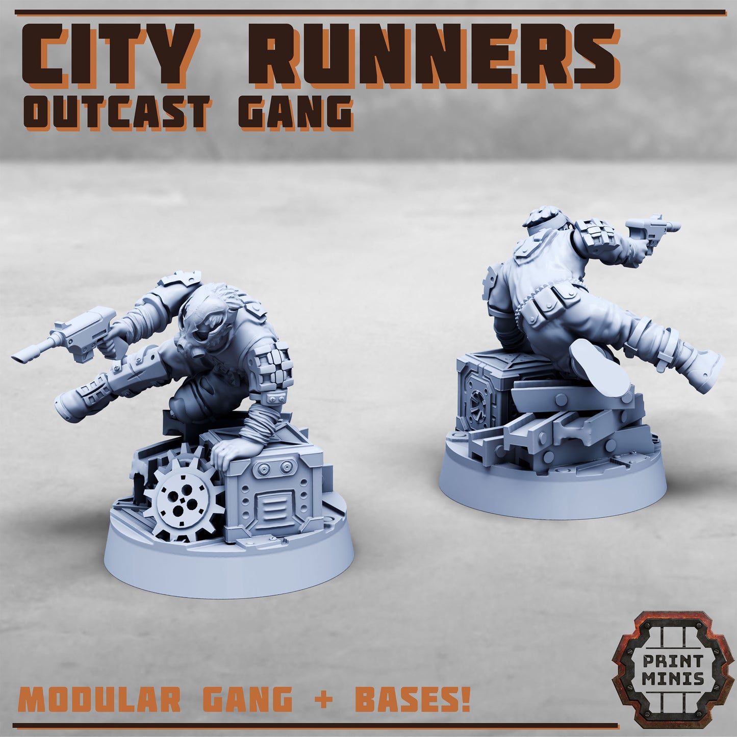 City Runners, Outcast Gang (10 Variants Available) - Print Minis
