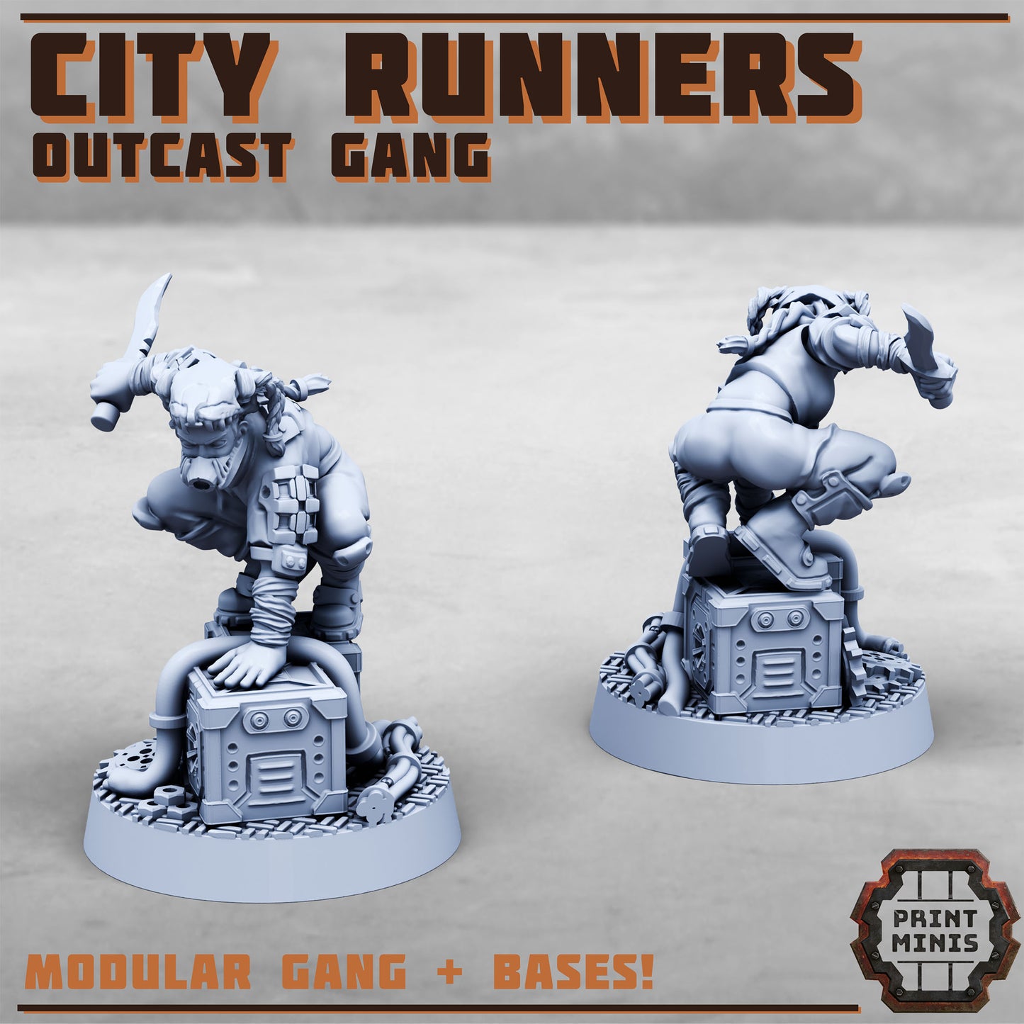 City Runners, Outcast Gang (10 Variants Available) - Print Minis