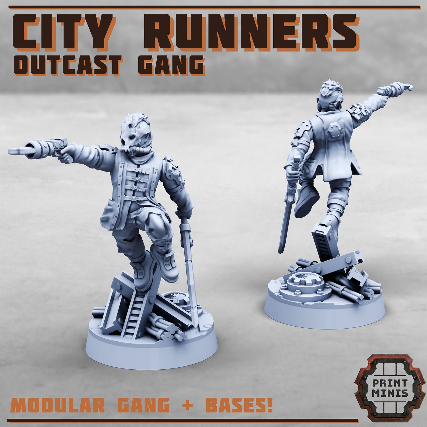 City Runners, Outcast Gang (10 Variants Available) - Print Minis