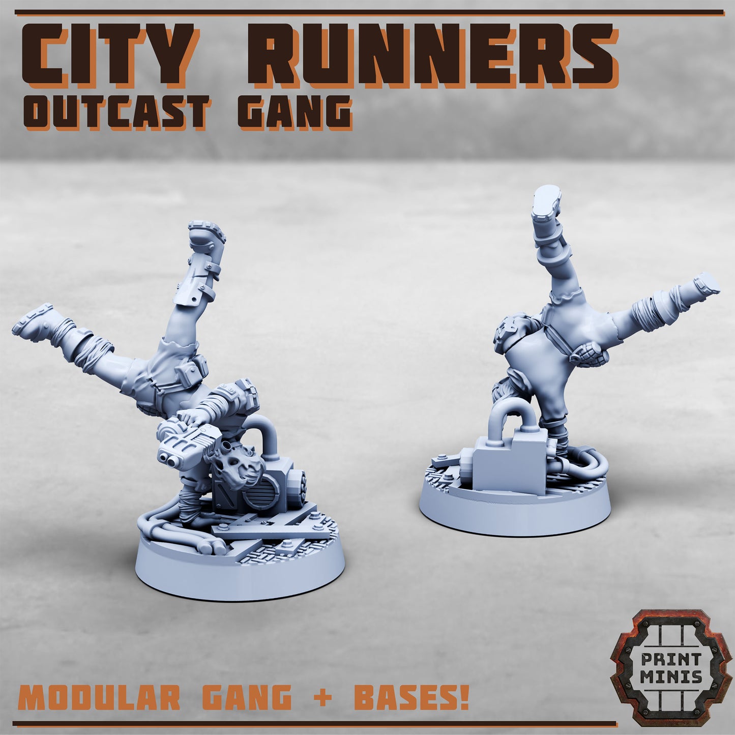 City Runners, Outcast Gang (10 Variants Available) - Print Minis