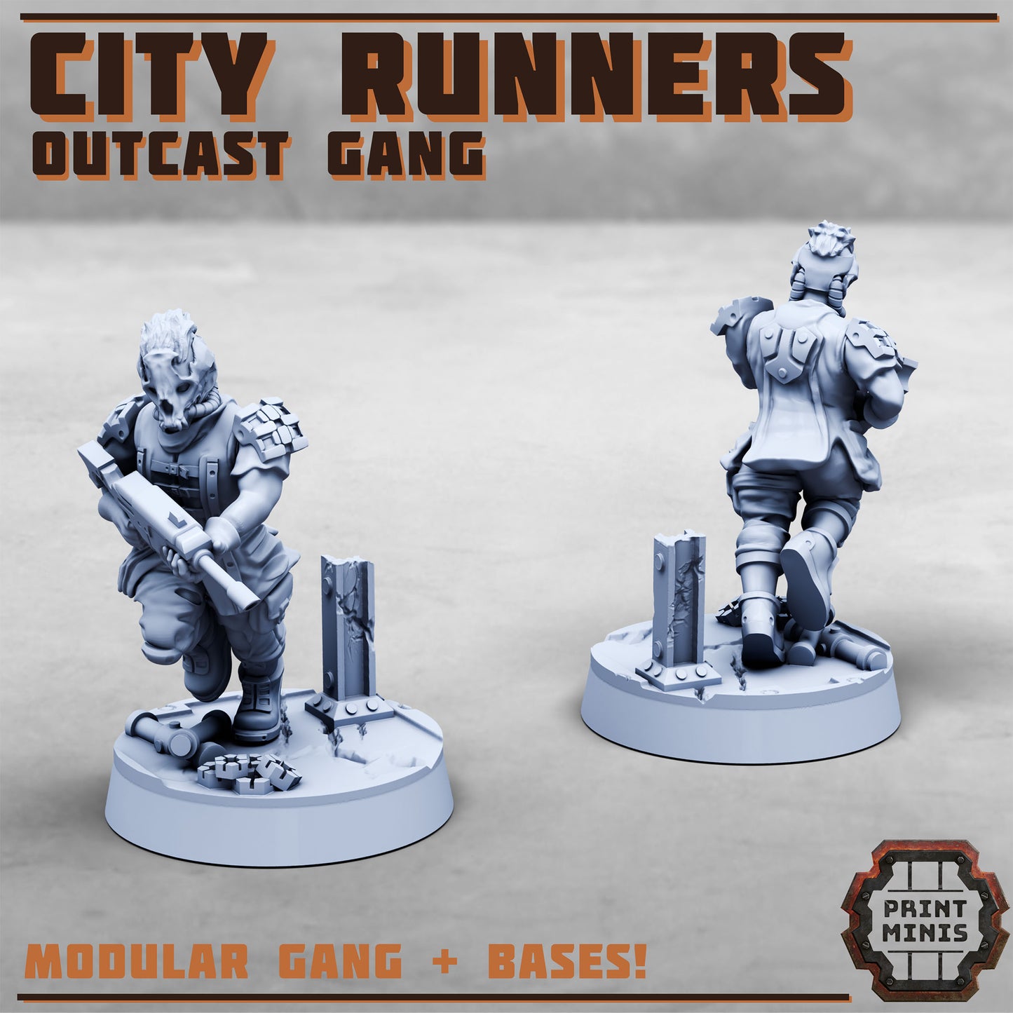 City Runners, Outcast Gang (10 Variants Available) - Print Minis