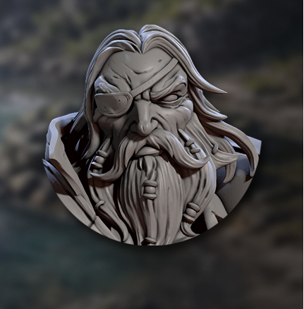 Coast Reavers, Pirate Heroes (4 Variants Available) - Artisan Guild