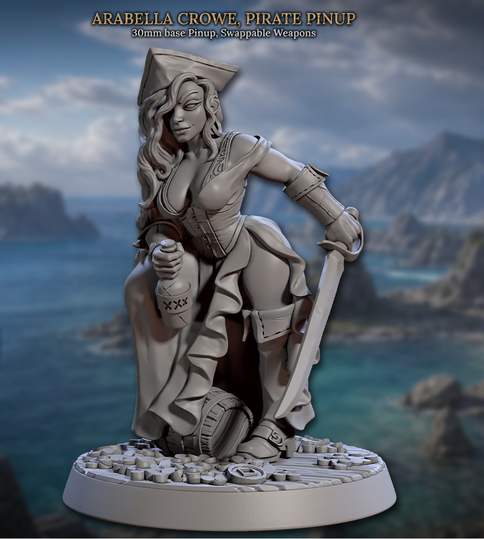 Coast Reavers, Pirate Heroes (4 Variants Available) - Artisan Guild