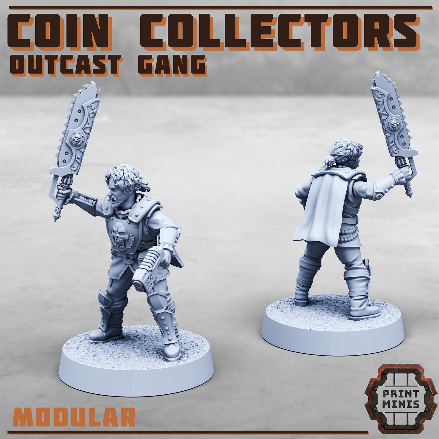 Coin Collectors, Wealth Gang - Set 2 (4 Variants Available) - Print Minis