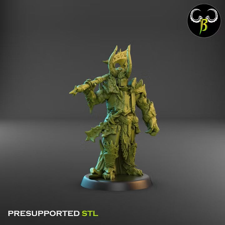 Warped Dragon and Demonic Lord Rider - Clay Beast Creations