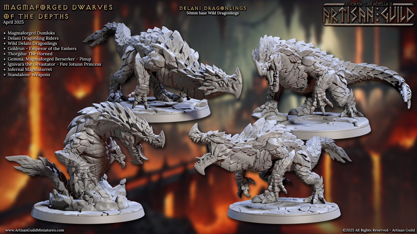 Delani Dragonlings (4 Variants Available) - Artisan Guild