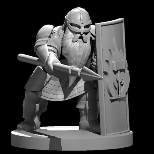 Dwarf Fighter, Set 2 (3 Variants Available) - MZ4250