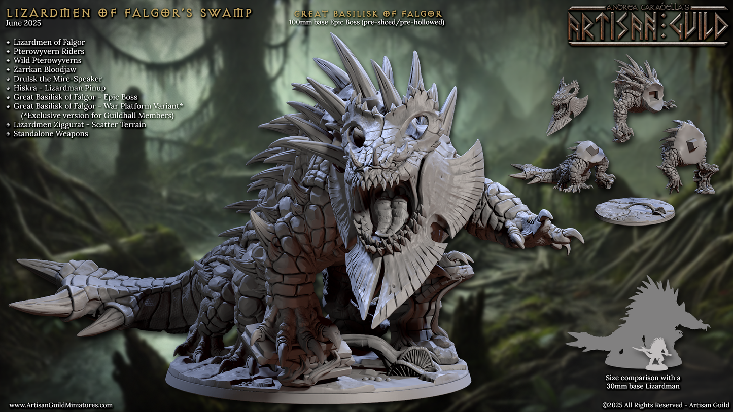 Great Basilisk of Falgor (2 Variants Available) - Artisan Guild