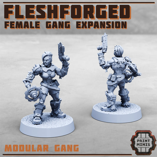 The Fleshforged, Muscle Gang, Set 2 (8 Variants Available) - Print Minis